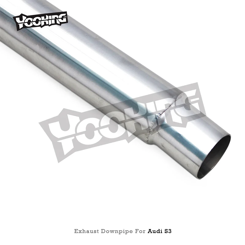 Yooking Straight-through Downpipe Exhaust System For Audi S3 8Y 2.0T 2020+ Heat Shield Exhaust Pipe With OPF