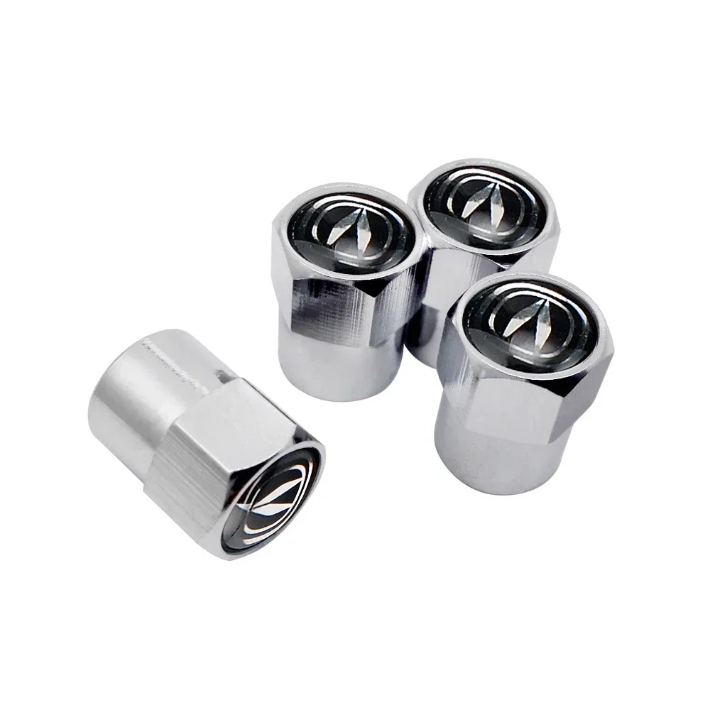 4PCS Car Wheel Tire Valve Caps Styling for Changan CS35 CS85 CS95 CS75 CS15 Alsvin Raeton Eado CX70 CX20 CS70 CS55 Decoration