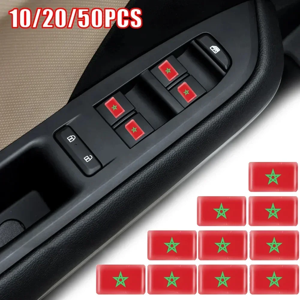 

Эпоксидный флаг Марокко, наклейка для украшения интерьера автомобиля, наклейка для Nissan Nismo Sylphy Sentra Qashqai Xtrail Altima Tiida Almera Teana