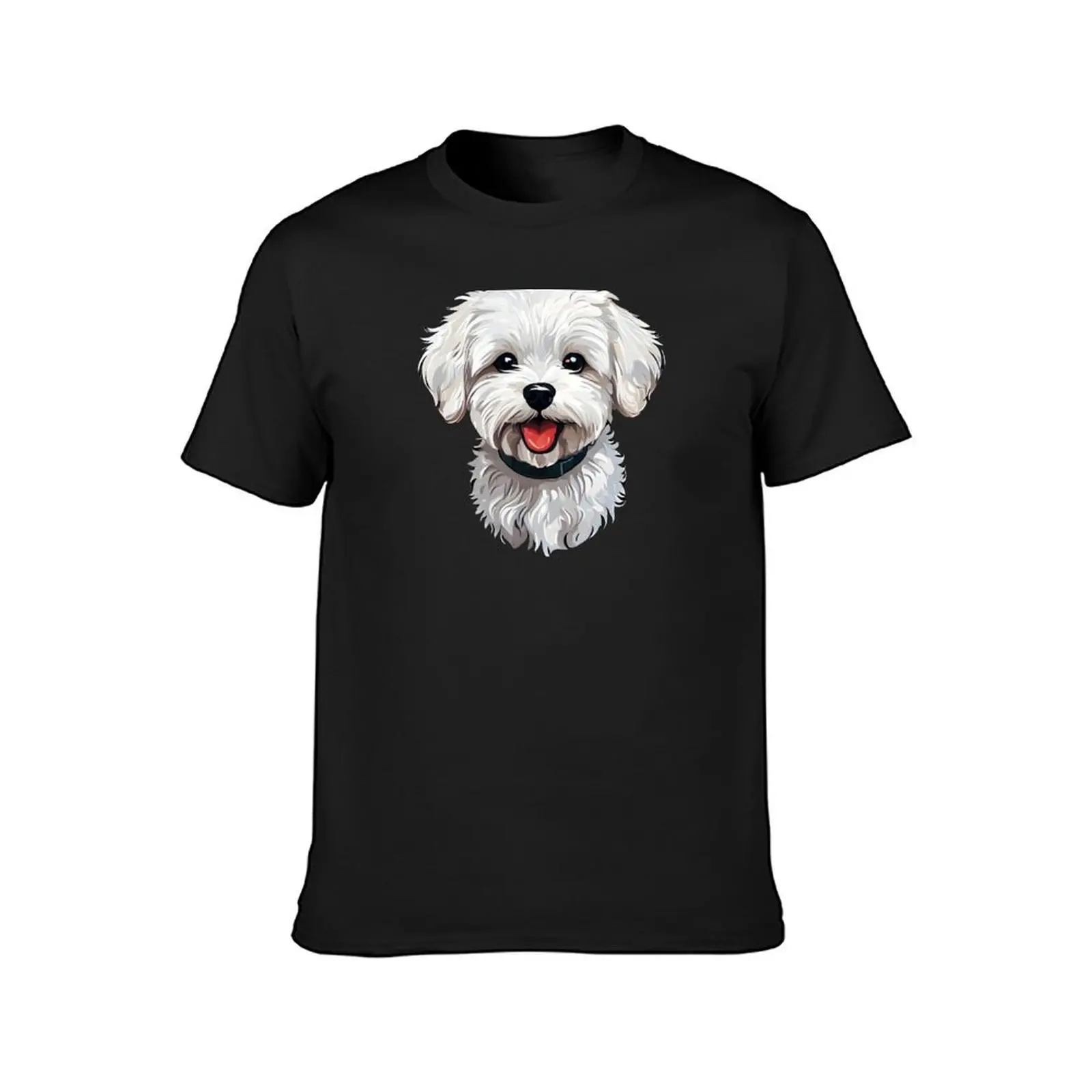 Bichon Frisé dog T-Shirt vintage clothes oversized t shirts for men graphic