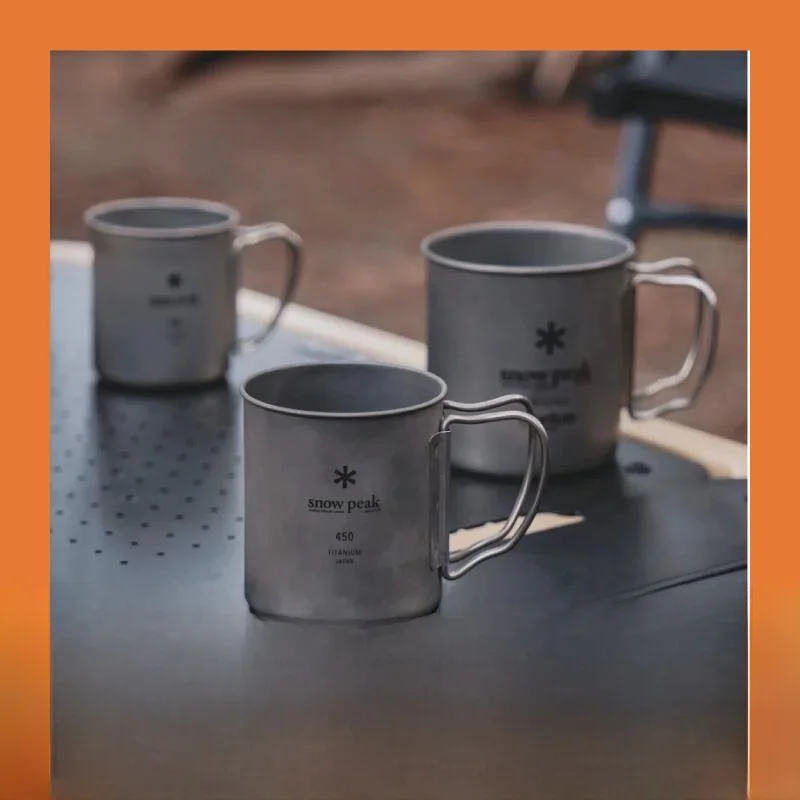 

Титановая чашка SnowPeak, уличная камера, портативная чашка для воды, кофе, чашка из чистого титана, легкая камуфляжная чашка для взрослых, напиток...