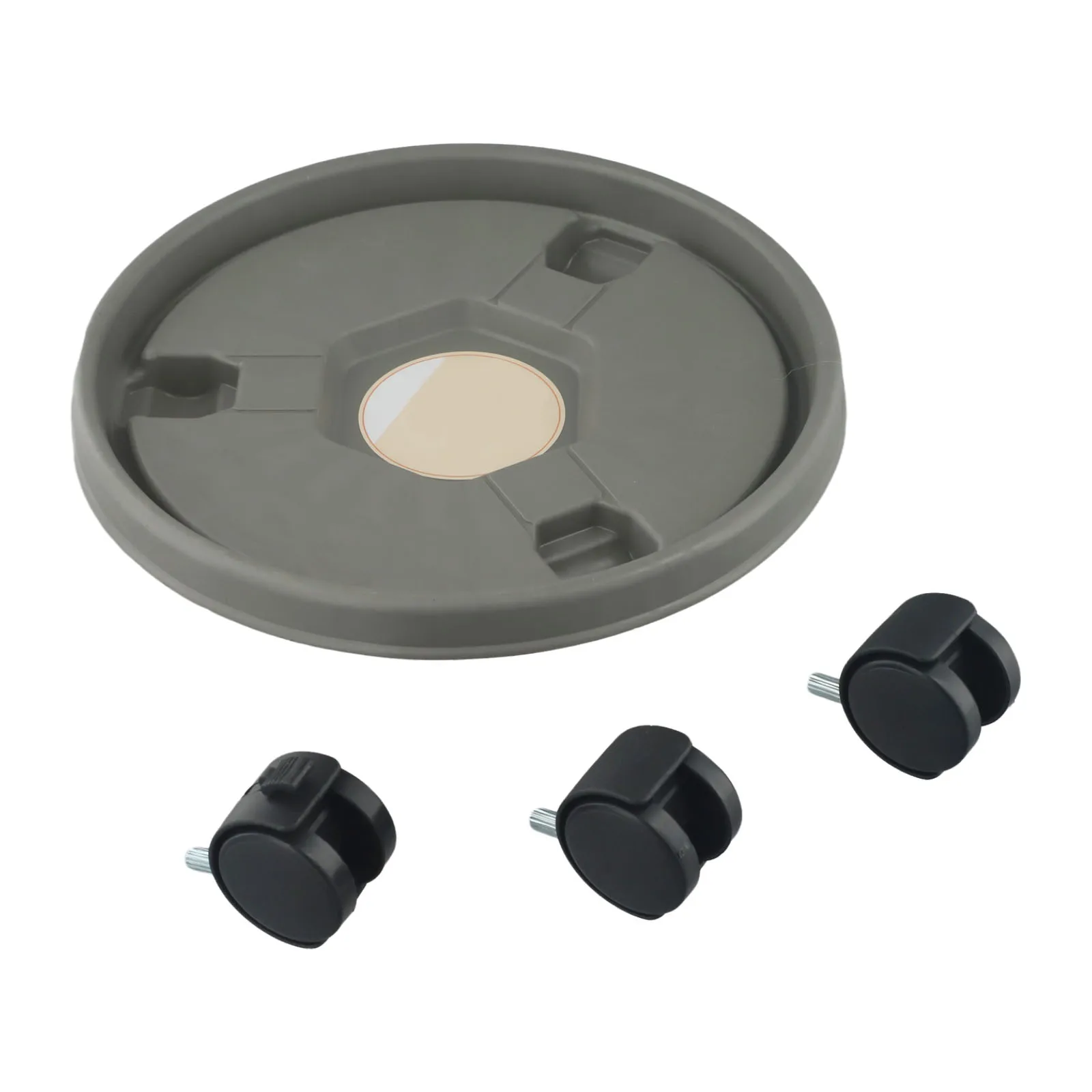 

Heavy Duty Stability Wheels Plant Support Roller Indoor And Outdoor Use Fitment Pallets Pieces Resin Saucers Multifunctional Use