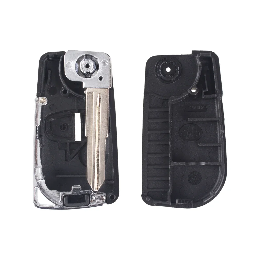 KEYYOU Modified Flip Remote Key Shell Case For Mitsubishi New ASX GRANDIS Outlander LANCER 2/3 Buttoons Right Left Blade