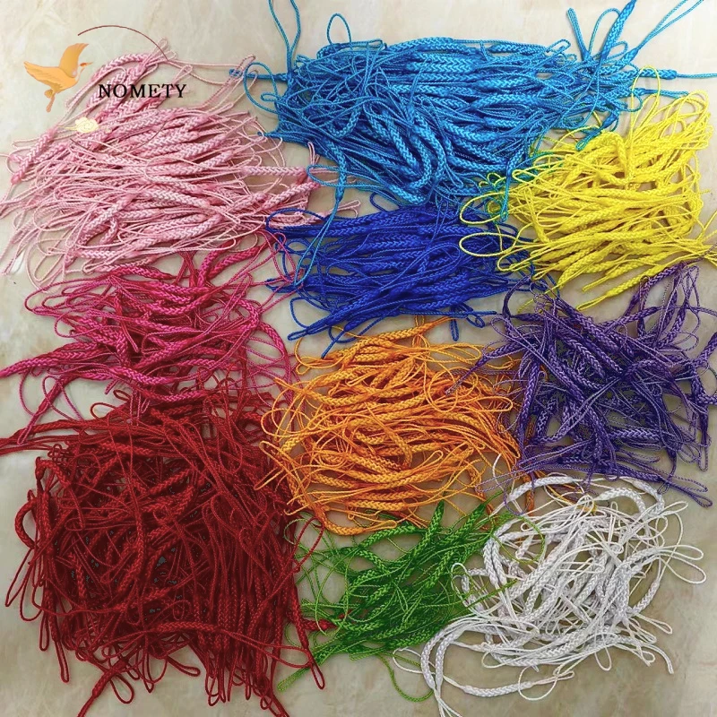 5~50Pcs 9cm Hand Knitted Double Ended Rope Mobile Phone USB Gadget Key Lanyard DIY Creative Accessories Pendant Cord