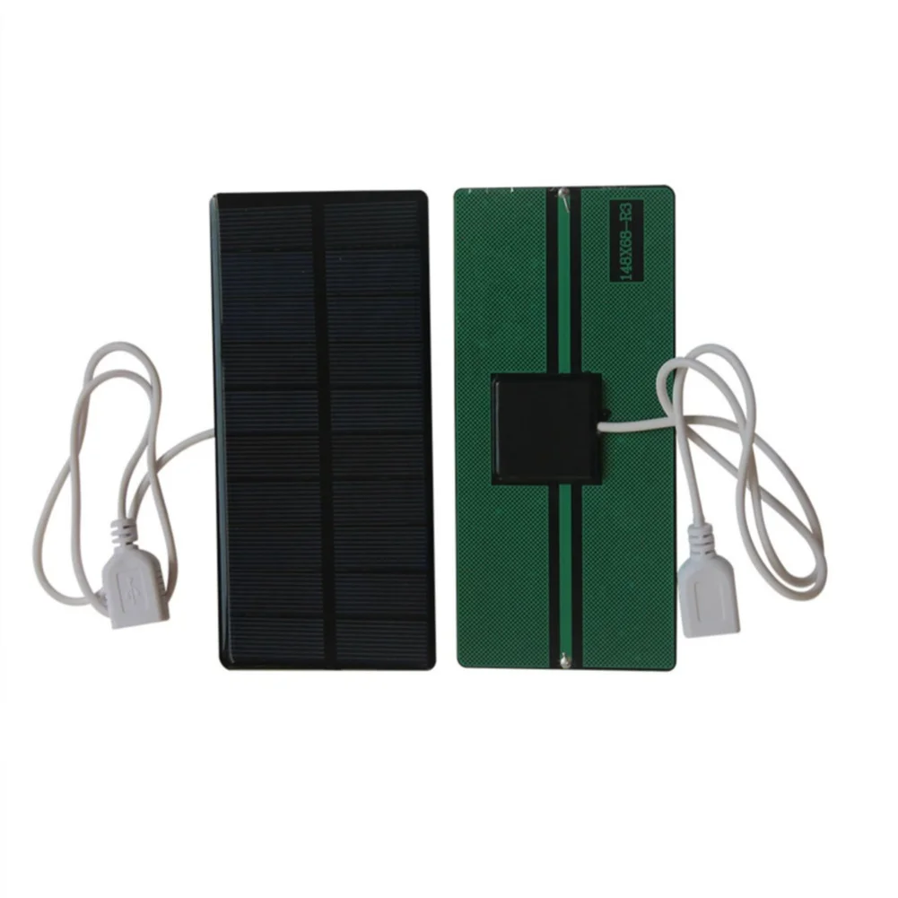 For Outdoor Activities for Outdoor for Solar Panel Portable for Power Bank 148X68MM Solar Panel For Camping Polysilicon Whip