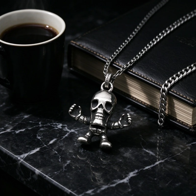 Men Women Retro Punk Cross Pendant, Stainless Steel Gothic Carved Charm Necklace, Hip Hop Trendy Statement Accessory, Wear for Daily Life Party, Nice Jewelry Gift for Your Loved Ones