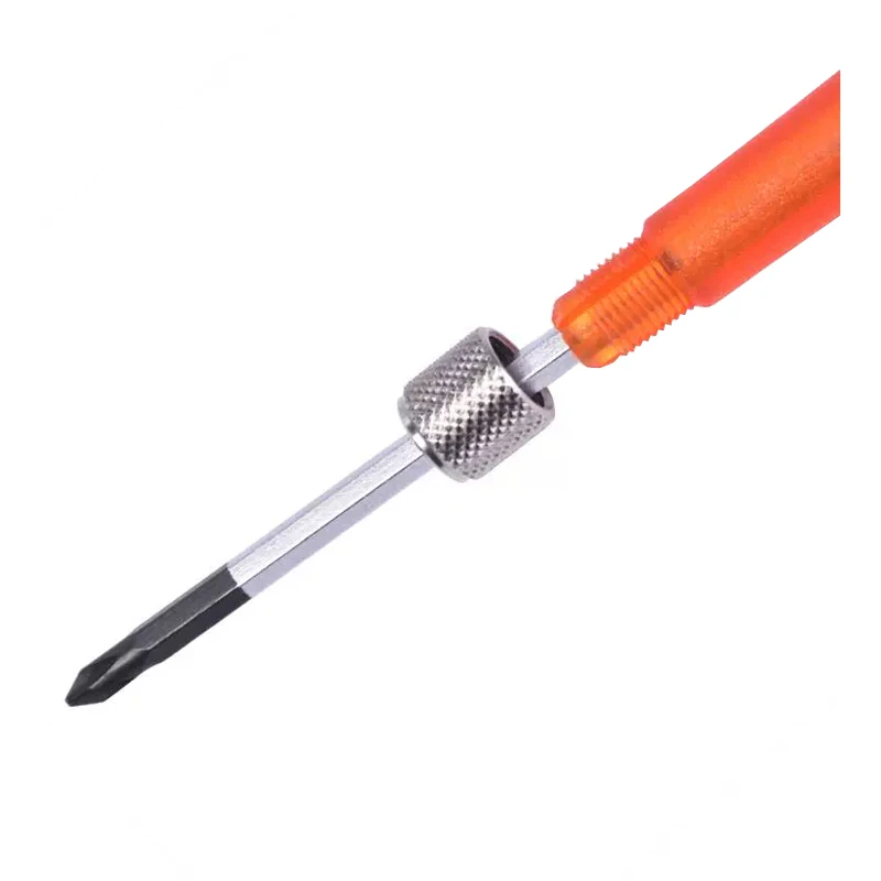 PB SWISS Precision Screwdriver Set with Telescopic Handle and Duplex Interchangeable Blades in a Compact Roll-up Case