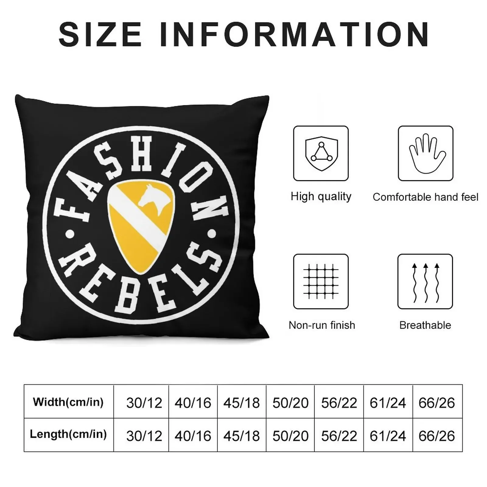 Fashion Re_bels Throw Pillow Pillowcases Cushion Covers Sofa Pillow Cases Decorative Cushion Cover pillow