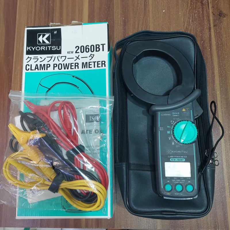 Kyoritsu KEW 2060BT Clamp Power Meter Current Up To 1000A Rms Voltage Up To 1000V Rms Harmonics Up To 30th