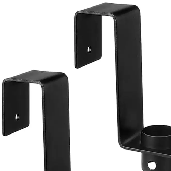 Pool Cleaning Tool Holder 2Pcs Strong Metal Fence Hooks For Swimming Pool Brush Skimmer Vacuum Storage Rack