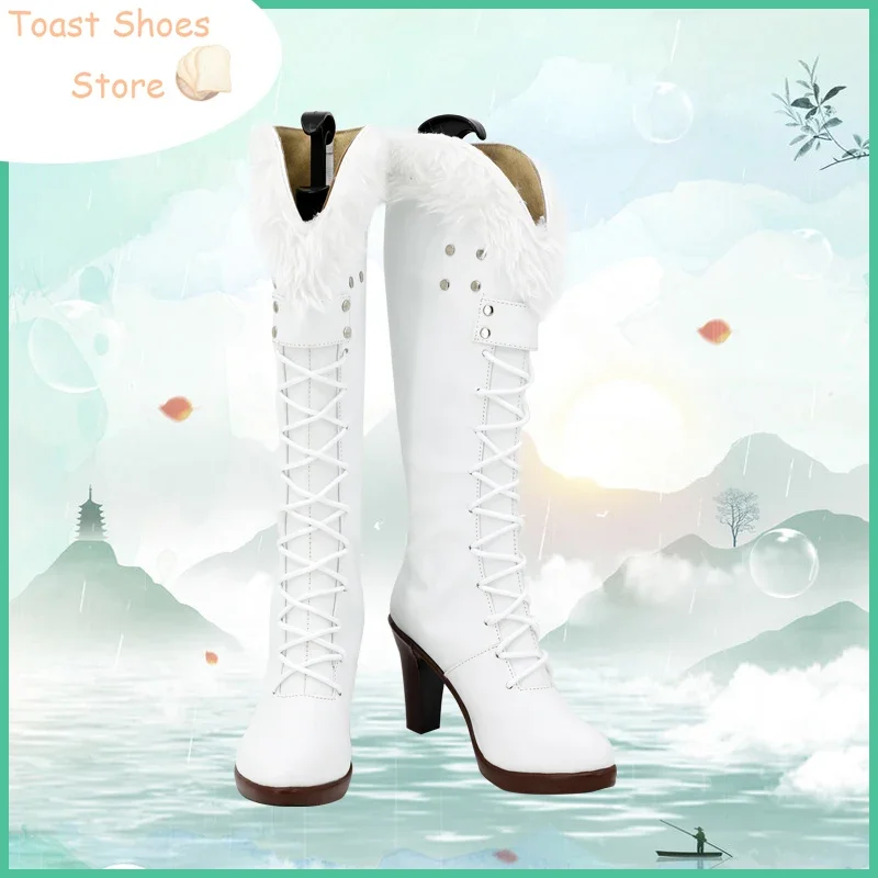 Miss Allsunday Robin Cosplay Shoes PU Leather Shoes Halloween Carnival Boots Props Costume Prop