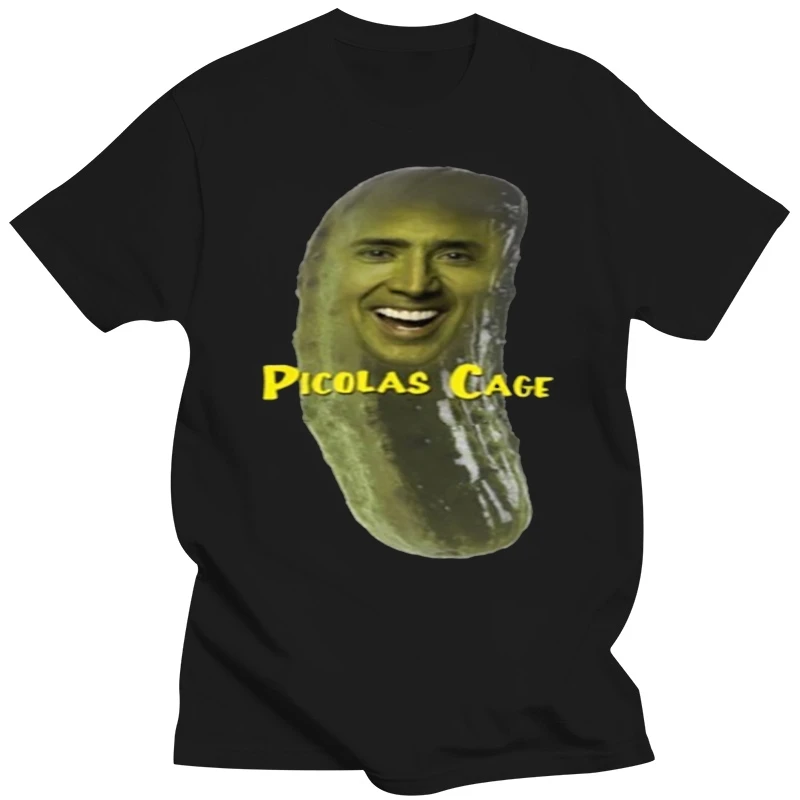 Picolas Cage T shirt pickle picolas pickolas nicolas cage meme 4chan dank meme funny nicholas nickolas