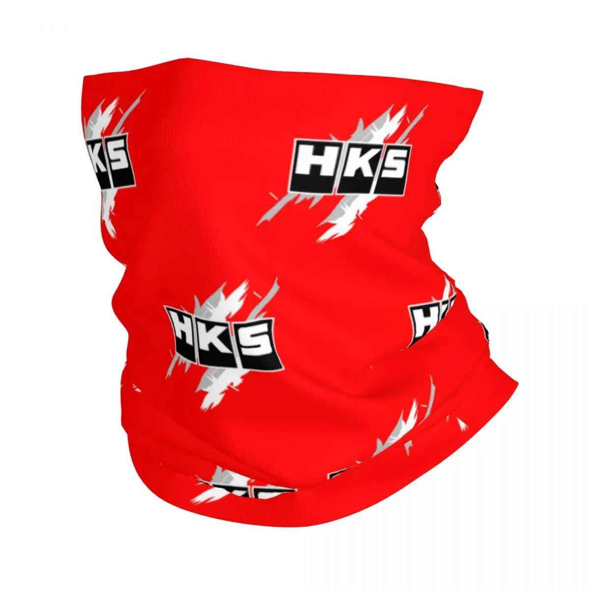 HKS Flag Bandana Neck Cover Printed Car Power Face Scarf Multifunctional Balaclava Outdoor Sports Unisex Adult Winter