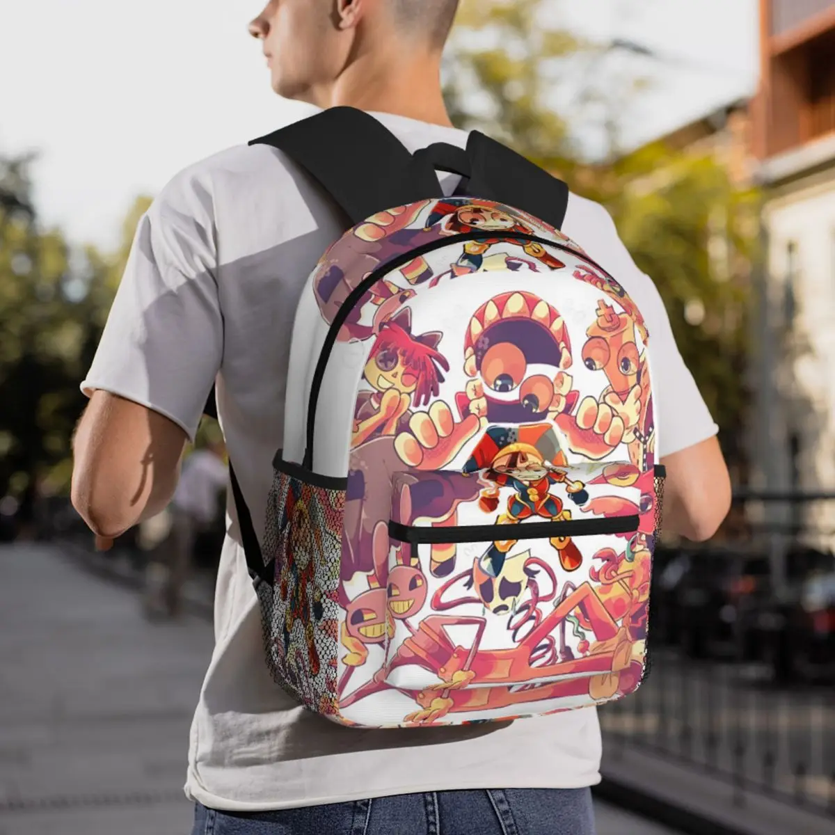 The Amazing Digital Circus Student Backpack School Bag Hiking Travel Daypack for Men Women Bookbag Shoulder Bags