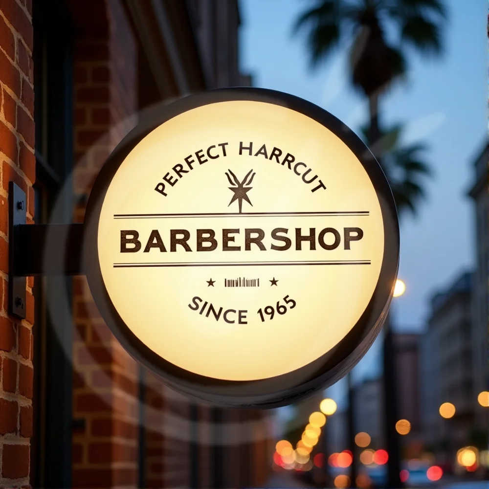 Custom Outdoor LED Light Box Business Sign Waterproof Acrylic Double Sided Storefront Wall Mounted Signage