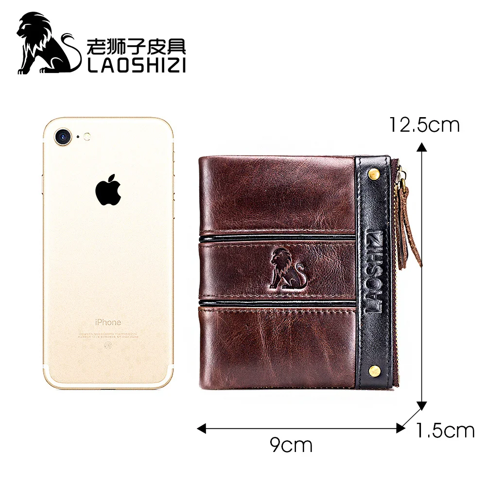 LAOSHIZI 미니백 women wallet küçük kız porno film capas para passaporte man Mainland China Genuine Leather Polyester Wallet