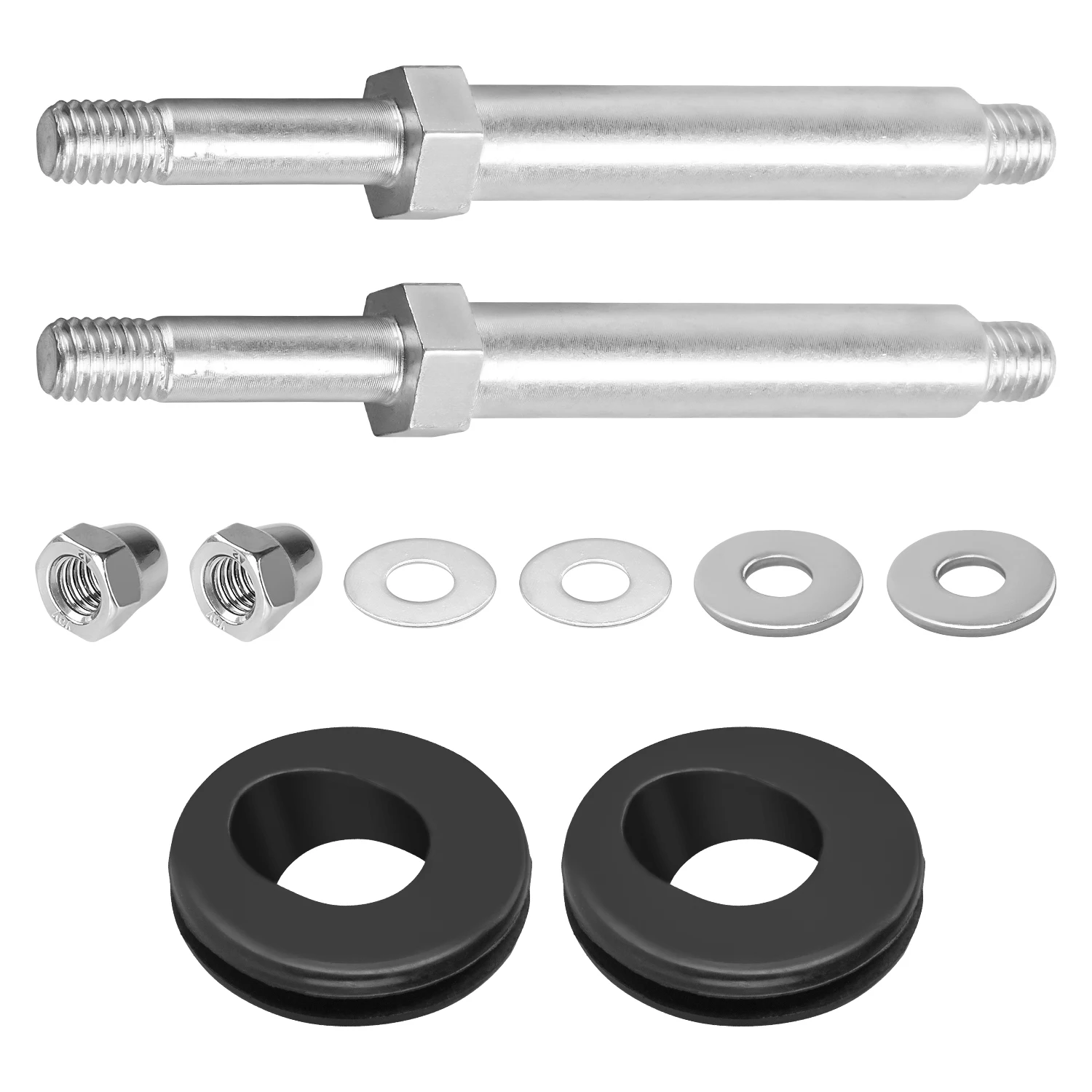 Golf Cart Top Front Roof Support Bolt Stud and Grommet Repair Kits For YAMAHA G14, G16, G19 JN6-K834A-02-00  JN3-K832F-00-00