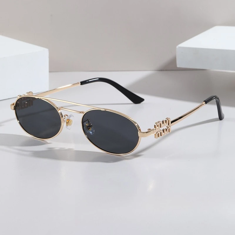 

2025 New Oval Sunglasses for Women Retro & Stylish UV400 Protection, Lightweight for Street Fashion, Trendy Small Frame