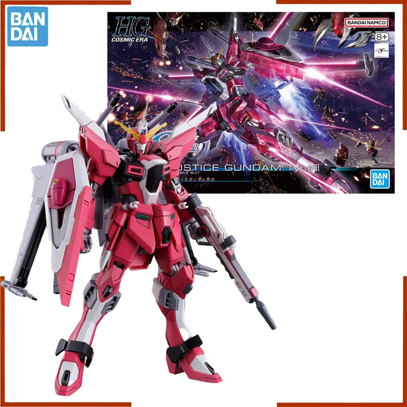 Bandai HG 1/144 ZGMF-X121M2 Infinite Justice Gundam Type2 Anime Action Figure Mobile Suit Plastic Model Kit Assembly Toys Gifts