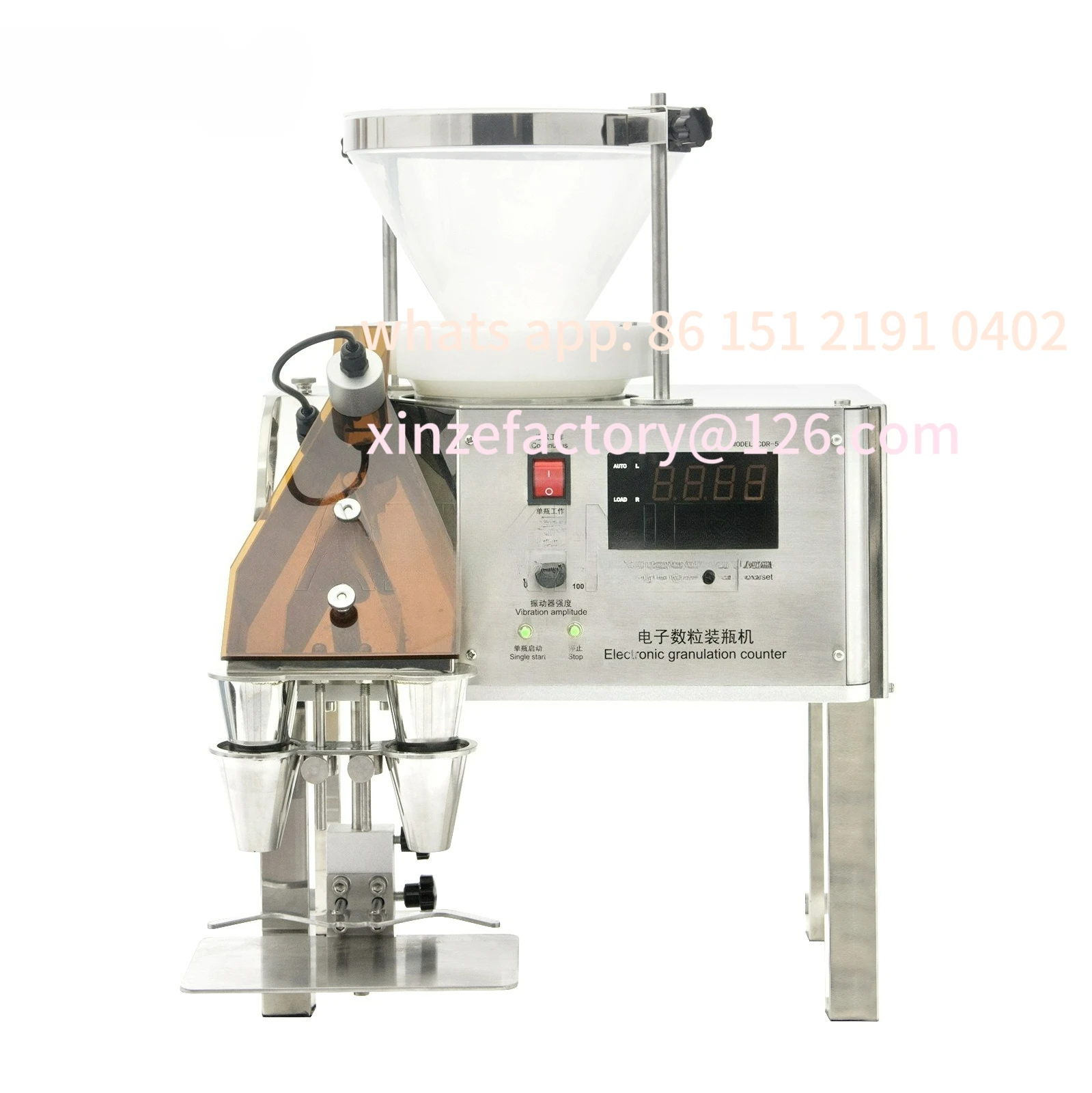 

Customizable semi-automatic desktop capsule counting machine, tablet soft capsules 300-1500 capsules/min