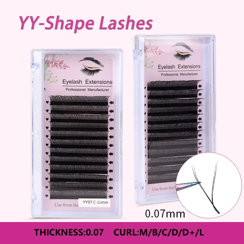 MARIA YY/ 3D/4D/5D/6D W Shape Lashes  Premade  Volume Eyelashes Extension Soft  Easily Grafting Private Label Wholesal