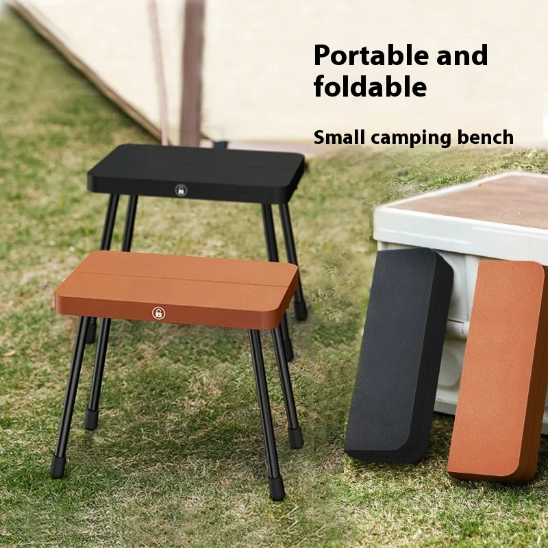 

Ultra-light Aluminum Alloy Portable Storage Outdoor Camping Pony Folding Chair Portable Folding Fishing Stool Pony Stool