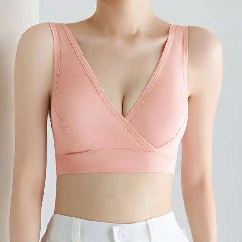 สบายพยาบาล Camisole Maternity Support Bra Breathable สวมใส่ทุกวัน Bralette Vest สำหรับหญิงตั้งครรภ์ A2UB