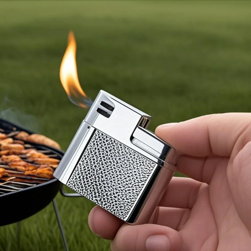 

New Metal Running-in Slanted Fire Pipe Men's Special Lighter Straight To Open Fire Creative Vintage Retro Personalized Igniter