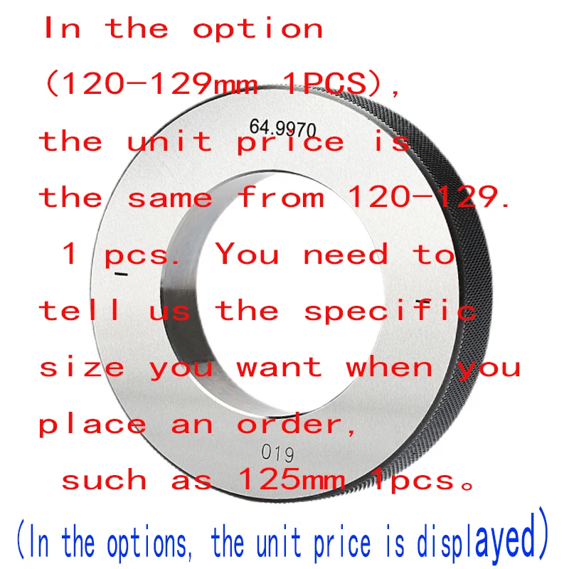 High Quality 6-150MM 0.0005mm ring gauge Smooth hole calibration Measuring Tool Inner diameter Gauge Calibration piece