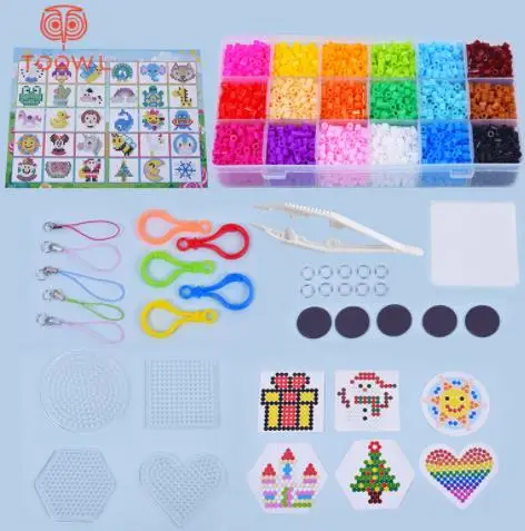 2024 Gorąco sprzedające się koraliki DIY Hama Beads 5 mm Fuse Beads Stwórz własne koraliki Perler Pixel Puzzle dla dzieci Zabawki dla dzieci Prezenty