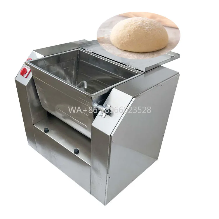 50 كجم سعة كبيرة خلاط دقيق من الفولاذ المقاوم للصدأ آلة خلط عجين الطعام #1