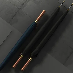 Langer Windtest Regenschirm für Männer und Frauen, 16K, Windtest, Automatik, Regen, groß, stark, Olycat, Sol, Golf, Parasol, Outdoor, Luxus 9 Hauptverkäufe Woody Woods für Strand - №3