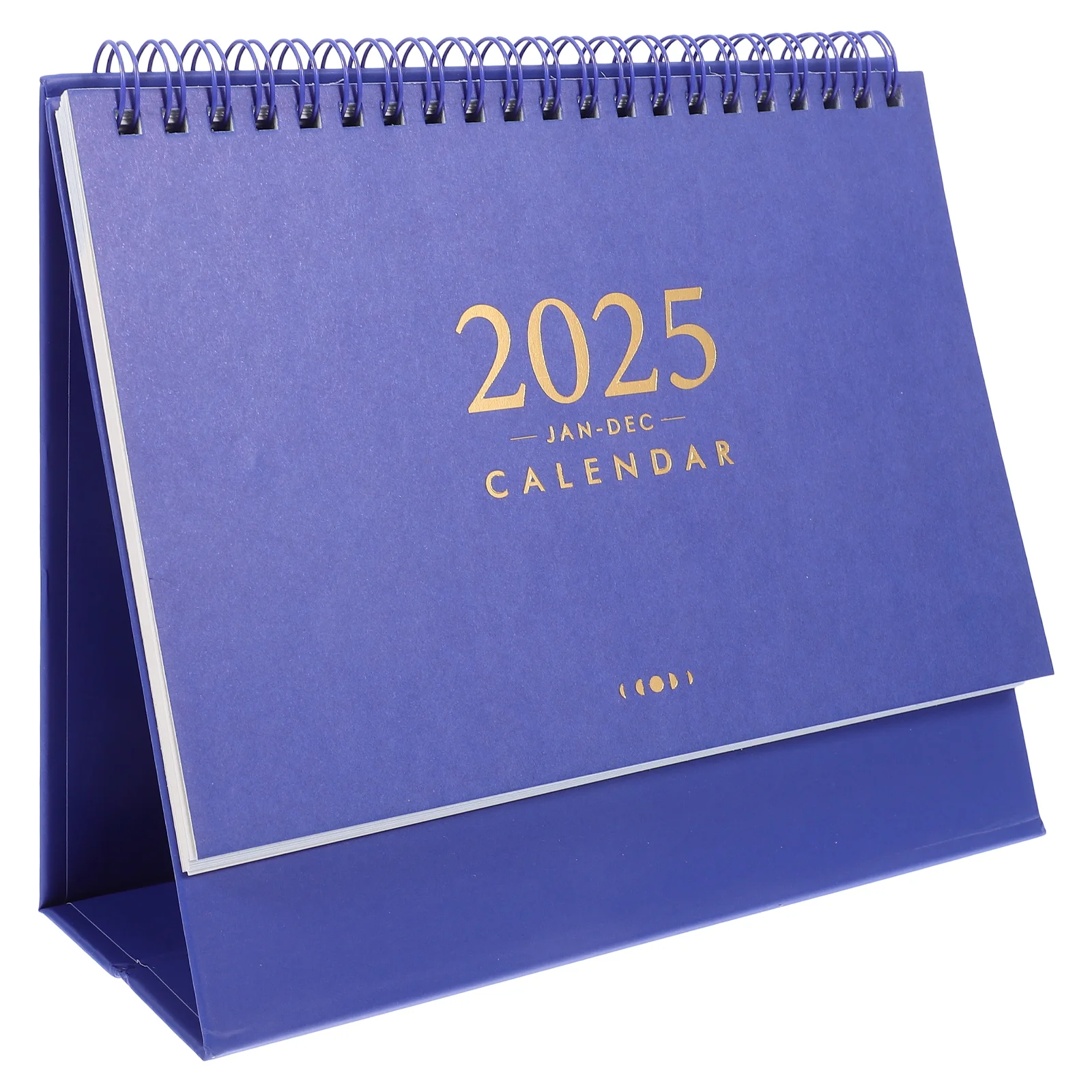 2025 Desk Calendar Office Teacher Desktop Decor Paper Stand Academic Calendars for