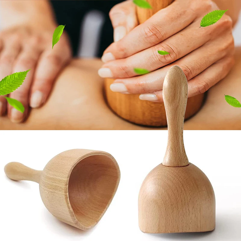 Wooden Gua Sha Body Massage Scraping Wood Tool Guasha Back Abdomen Leg Massger Scraper Therapy Wooden Swedish Cup Scraping Tools