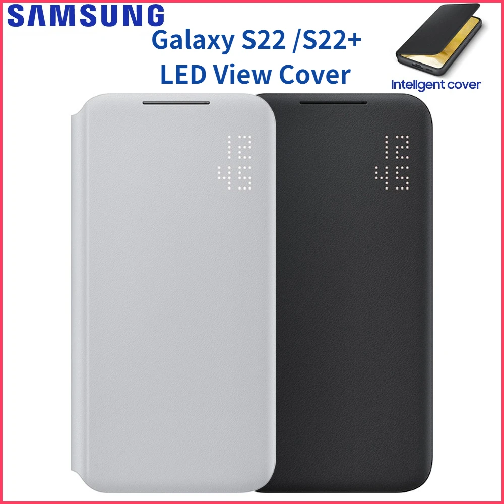 

Original Samsung Galaxy S22 LED View Cover S22+ S22Plus LED View Cover SM-S901B, SM-S901B/DS SM-S906B, SM-S906B/DS