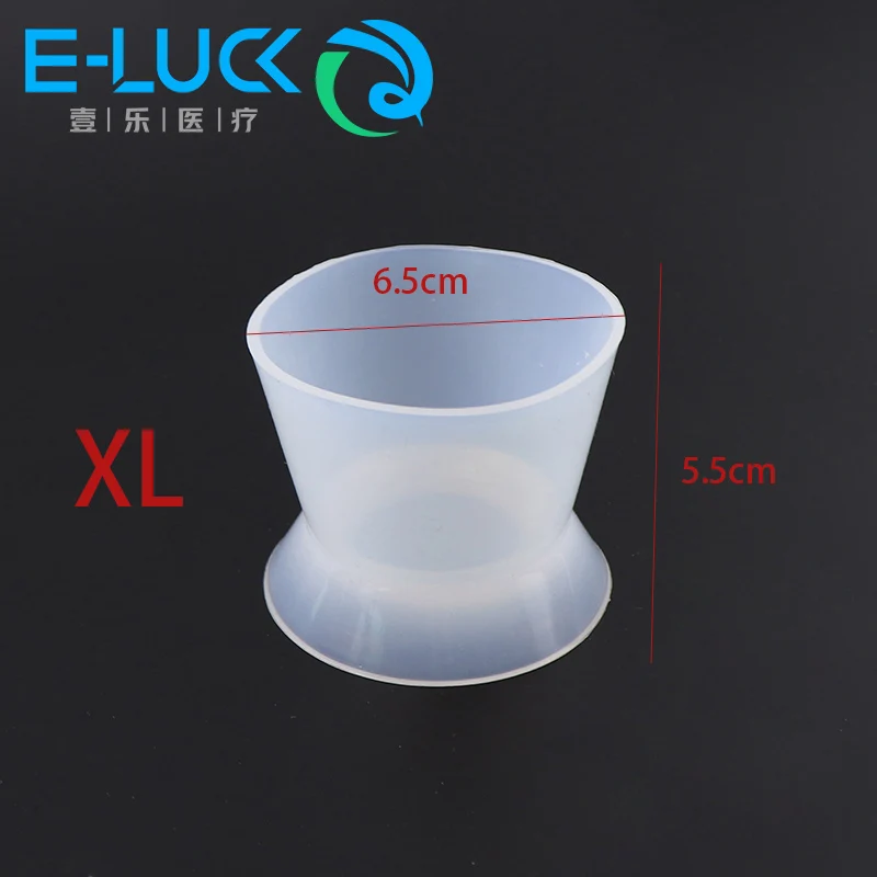 Dental Silicone Rubber Cup Dentist Rubber Mixing Bowls Teeth Whitening Disinfecting laboratory Tools