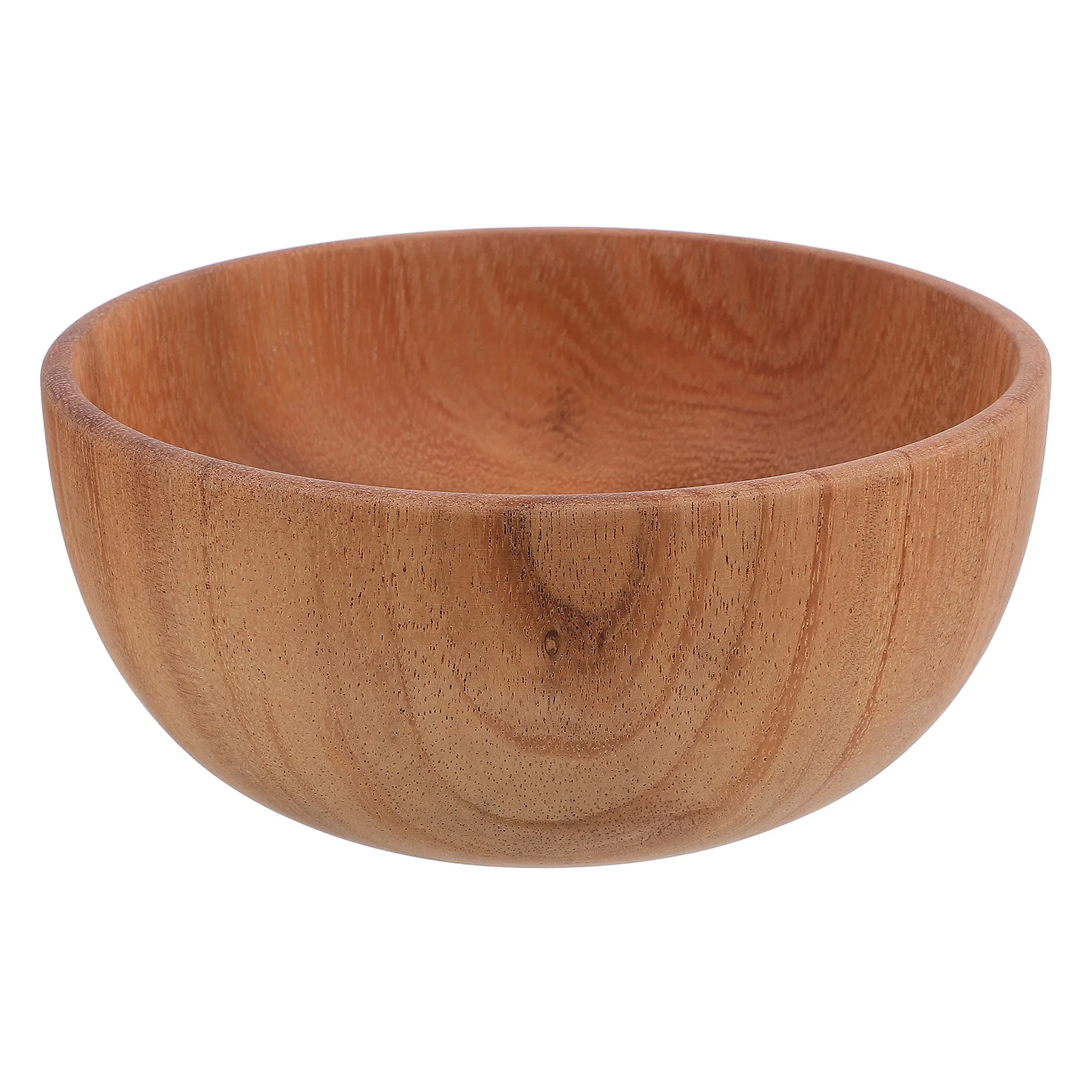 

Large Wood Bowl for Kitchen Counter Decorative Child Wooden Salad Fruit Bowl Round Bowls Versatile Elegant Safe Use