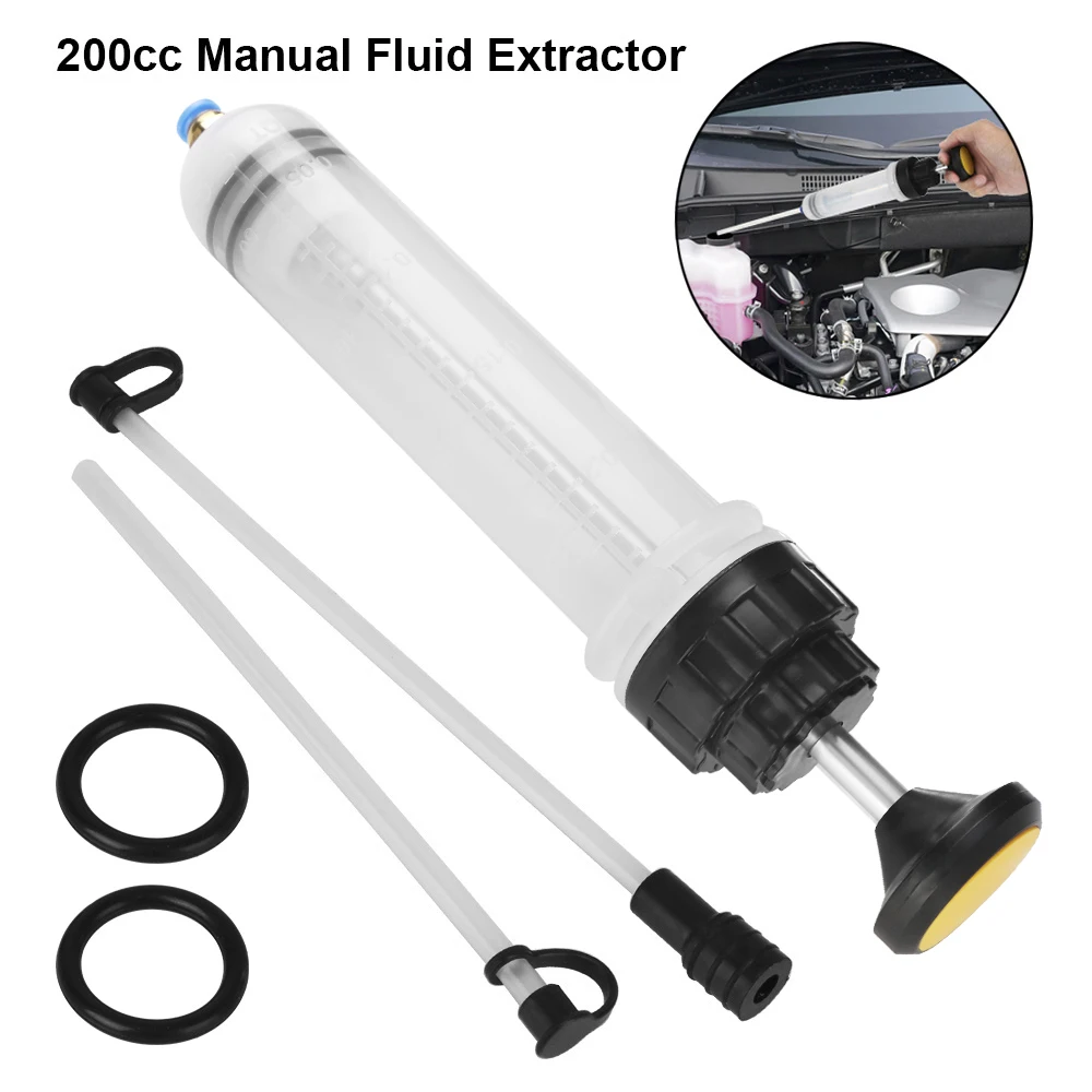 

Car Accessories Car Tool Filling Syringe Delivery Bottle Manual Oil Fluid Transfer Pump Car Oil Fluid Extractor 200cc