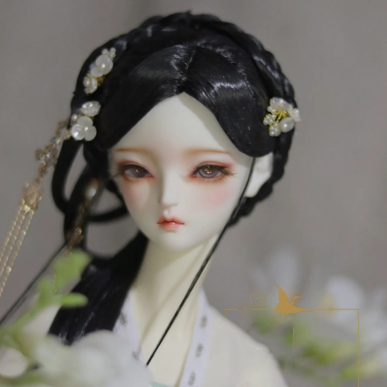 1/3 Scale Ancient Costume BJD Fairy Wig Doll Accessories Hanfu Antique Style Hair Retro Wigs For BJD/SD SD13 Big Girl SSDF C1859