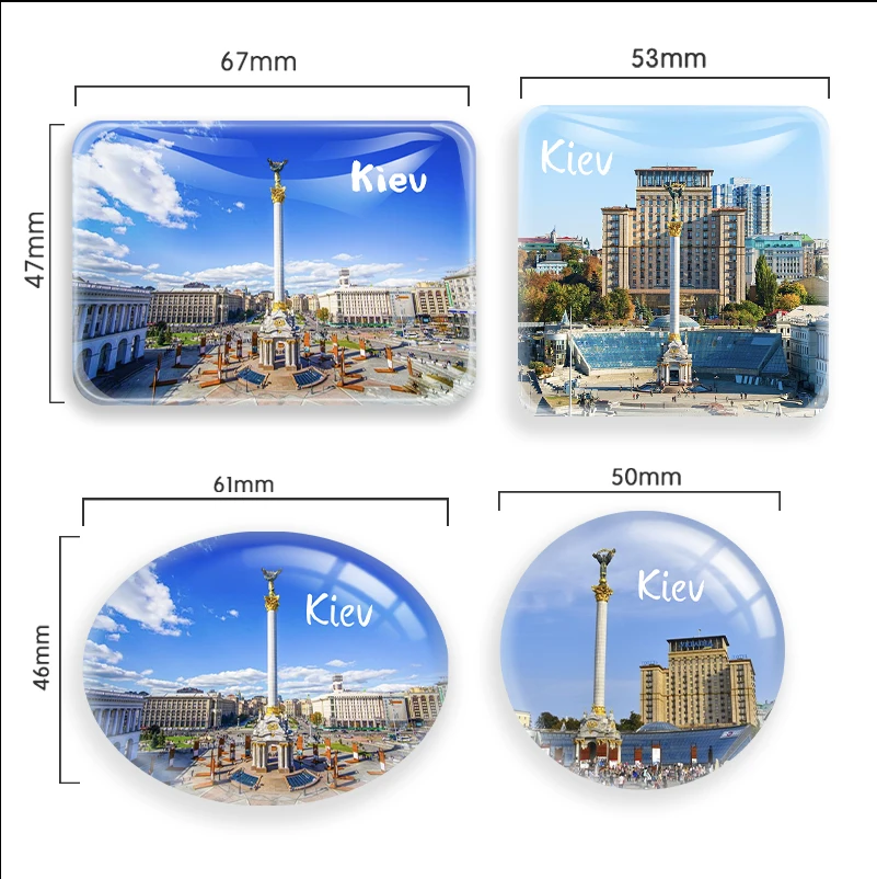 

Travel Fridge Magnets Kiev, capital of Ukraine Tourist Magnets 4563466