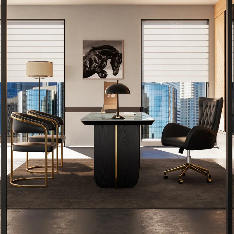 ضوء مكتب راقي فاخر وحديث 2025 كمبيوتر مكتبي جديد مصمم منزلي #5