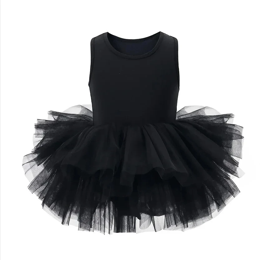 Baby Girl Princess Tutu Dress Sleeveless Infant Toddler Puffy Ballet Dress  Black Pink White Party Dance Baby Clothes 1-8 Years - AliExpress 1501