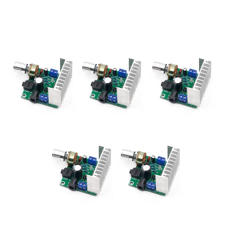 

5 TDA7297 Digital Power Amplifier Board Two-Channel Noise-Free 9V 12V15V 15W+15W DC Socket