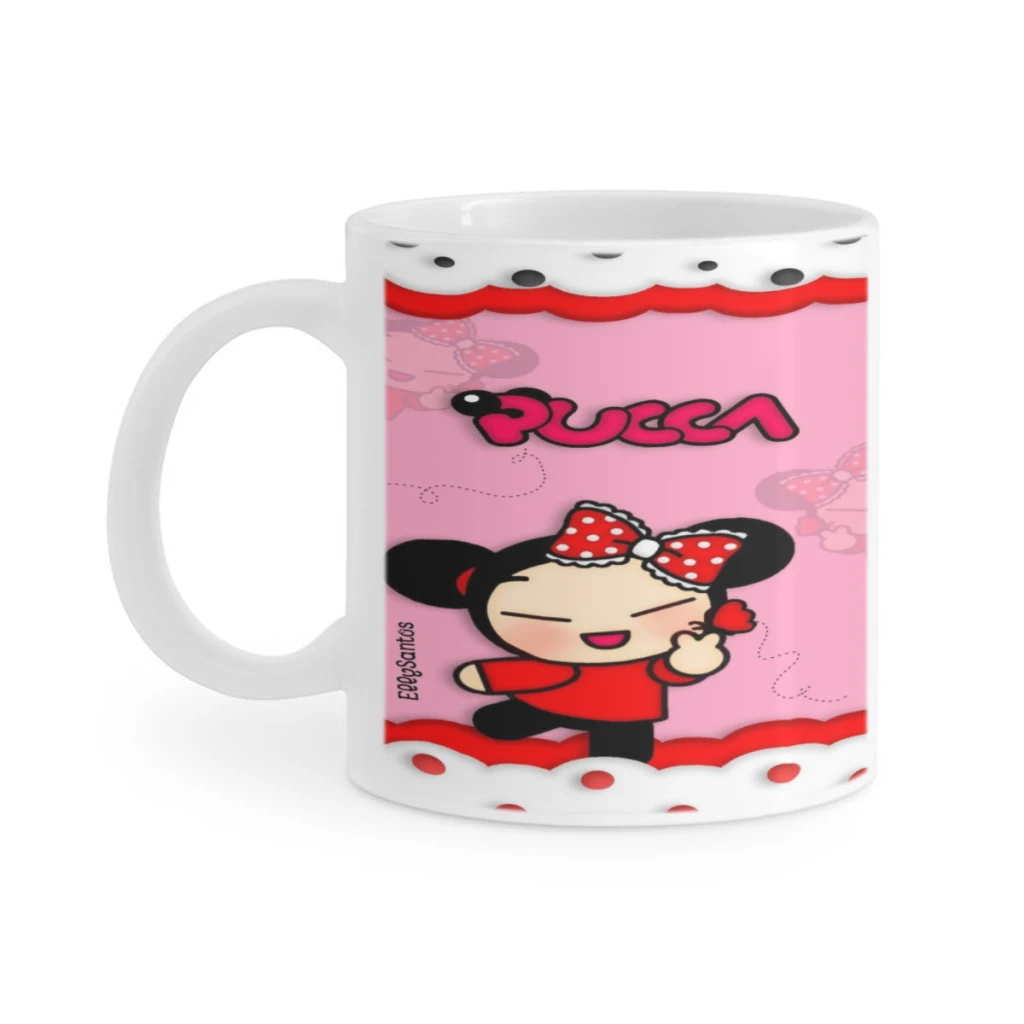 

Cute Cartoon Pucca Garu Ceramics Coffee Mugs Tea Cup Milk Cups Gifts Drinkware Coffeeware