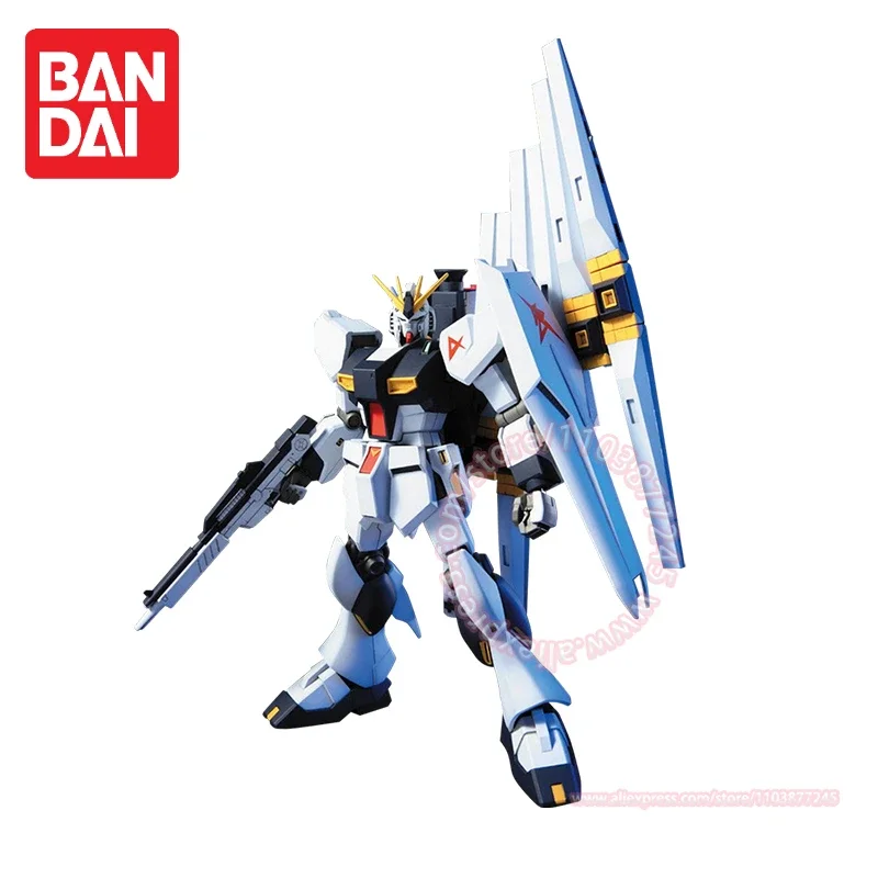 

BANDAI HGUC 1/144 NU GUNDAM Assembled Model Trendy Handmade Movable Figure Children's Toy Tabletop Decoration Anime Peripheral