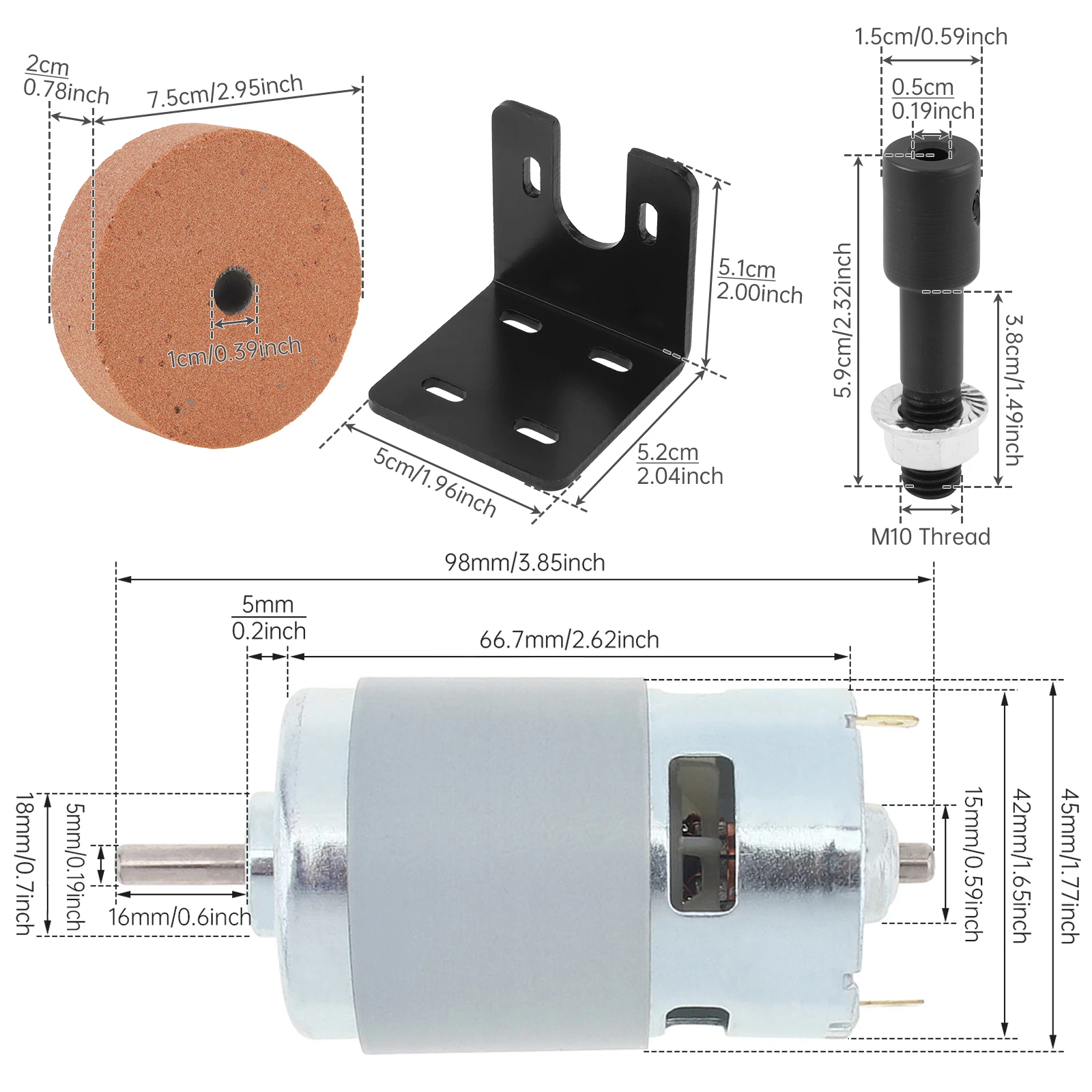 12V/24V RS775 DC Motor DIY Min - Jewelry Making Dc 评论和价格
