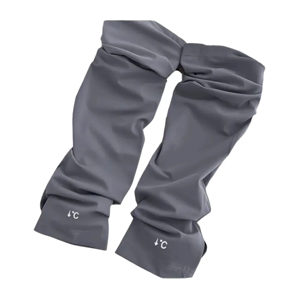 AliExpress NONE Sunscreen Arm Sleeves Sports Cycling Sunshade Cooling Ice Silk Elbow Sleeves Summer Thin Driving Comfortable Running Arm Cover