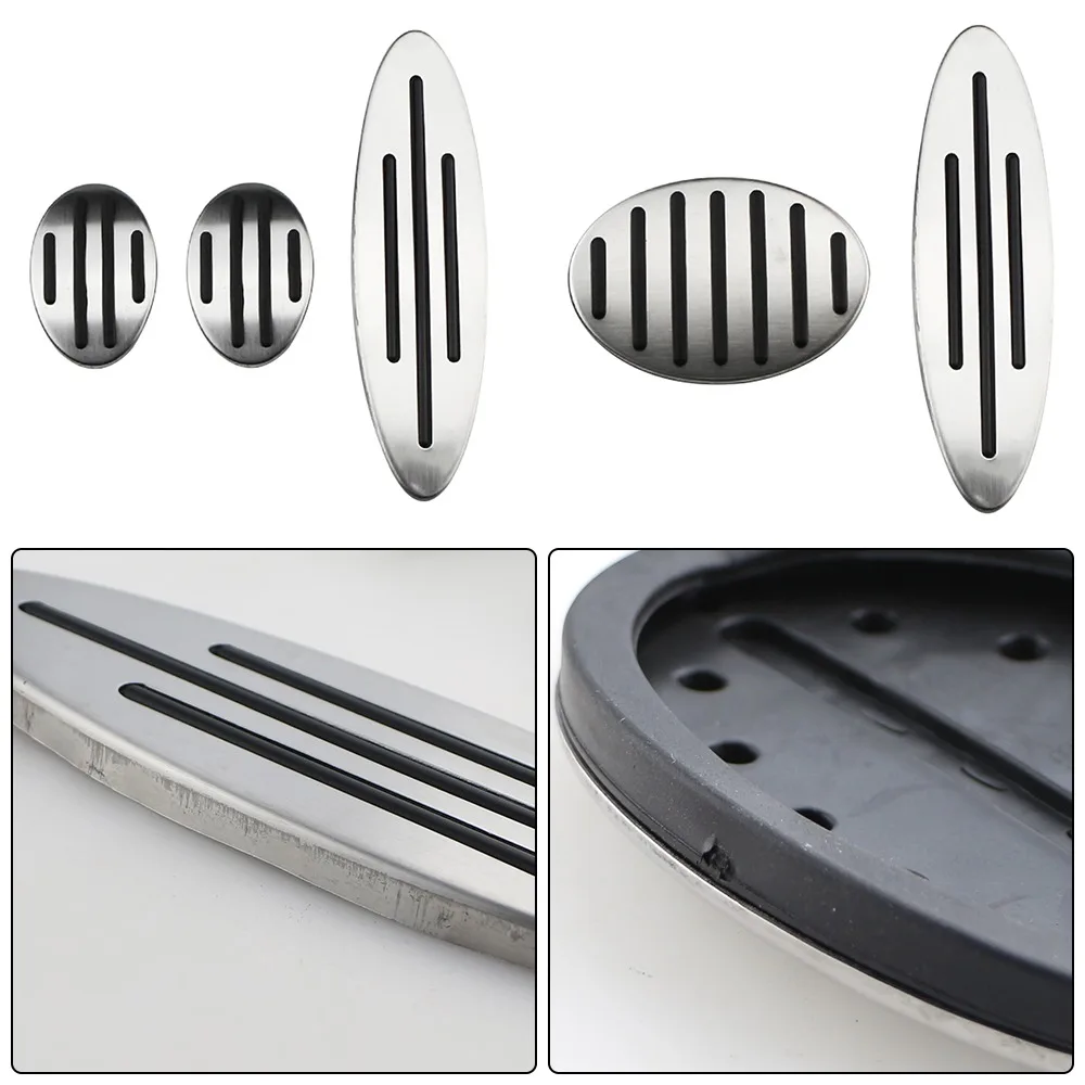 Sportpedale für BMW Mini Cooper JCW S R55 R56 R60 R61 F54 F55 F56 F60 Fußstütze Gasbremse Kupplungspedalabdeckung Edelstahl Acc. – Detail 9