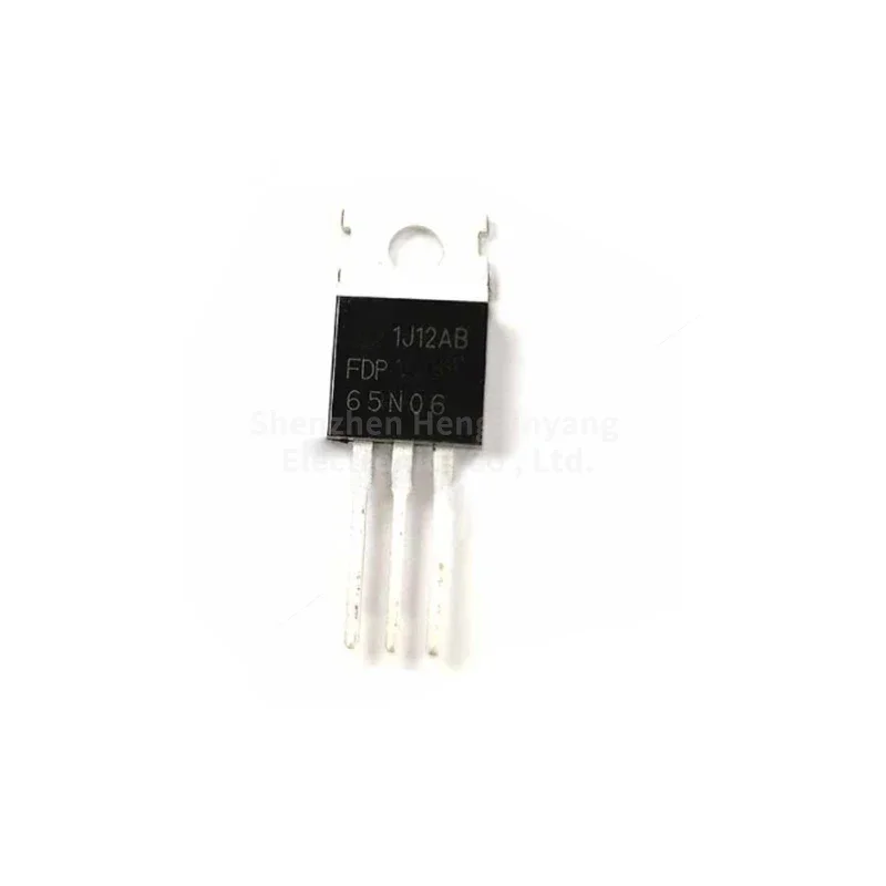 10PCS   FDP65N06 is directly inserted into TO-220 65N06 N channel 60V 65A MOS field effect tube