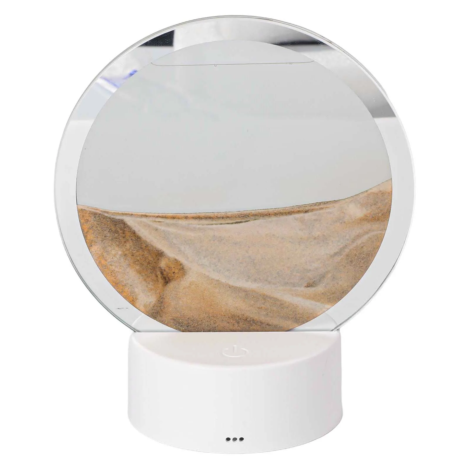 Living Room Decor 3D Sand Night Light Night Light Hourglass Picture Decor Exquisite Desktop Decoration Glass PVC Material